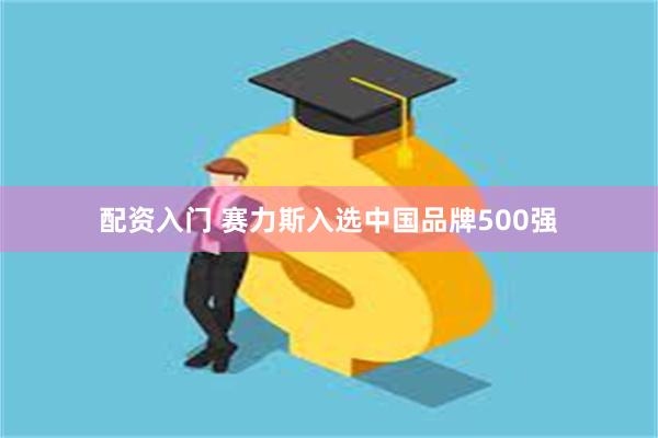 配资入门 赛力斯入选中国品牌500强