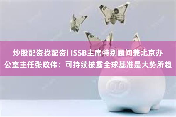 炒股配资找配资i ISSB主席特别顾问兼北京办公室主任张政伟：可持续披露全球基准是大势所趋